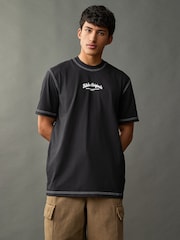 adidas Originals Black Wabash 100% Cotton T-Shirt - Image 1 of 5