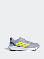 adidas Grey Junior Runfalcon Trainers - Image 1 of 9