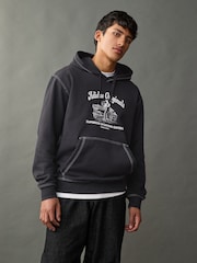 Negro - adidas Originals Graphic Hoodie - Imagen 1 de 8