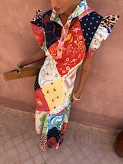 Never Fully Dressed Remi Dress in Jardin Du Soleil Print - 圖片 1，共 4