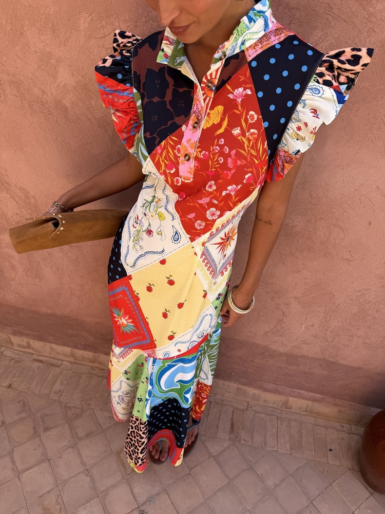 Never Fully Dressed Remi Dress in Jardin Du Soleil Print - 圖片 1，共 4