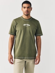 adidas Originals Green Wabash 100% Cotton T-Shirt - Image 1 of 5