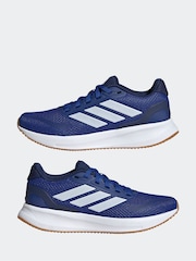 adidas Dark Blue Junior Runfalcon Trainers - Image 5 of 9