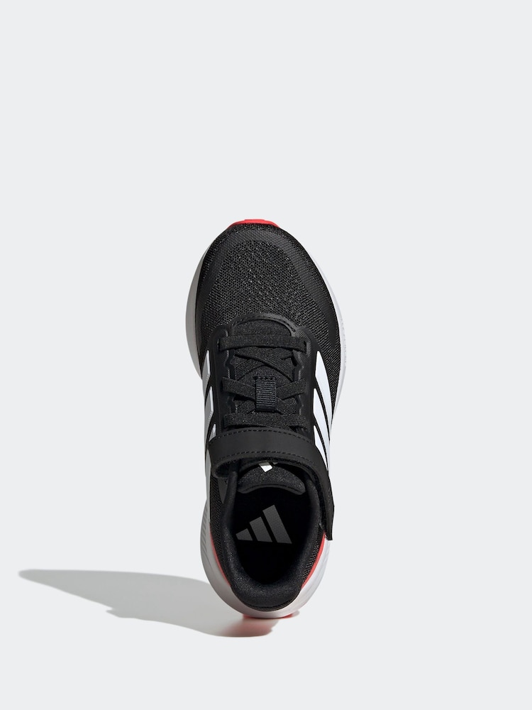 adidas Charcoal Black Kids Runfalcon 5 Trainers - Image 6 of 9