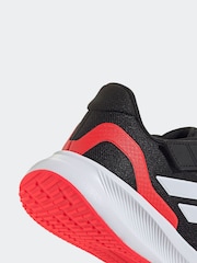 adidas Charcoal Black Kids Runfalcon 5 Trainers - Image 8 of 9