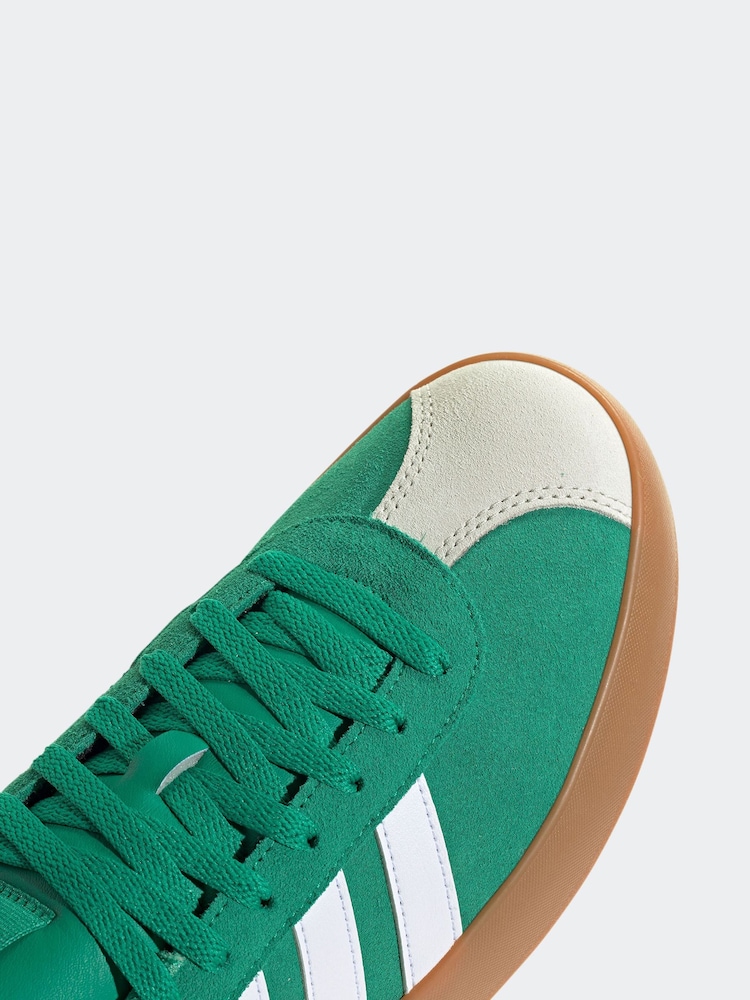 adidas Green/White VL Court Trainers - Image 15 of 16