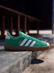 أخضر/أبيض - adidas VL Court Trainers - صورة 2 من 16