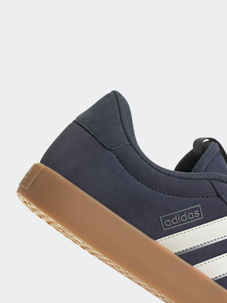adidas Blue VL Court Trainers - Image 15 of 16