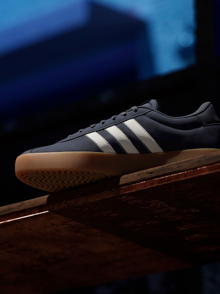adidas Blue VL Court Trainers - Image 5 of 16