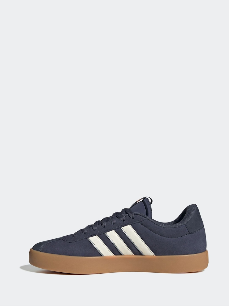 adidas Blue VL Court Trainers - Image 9 of 16
