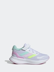 blanc/multicolore - adidas Kids Runfalcon 5 Trainers - Image 1 de 9