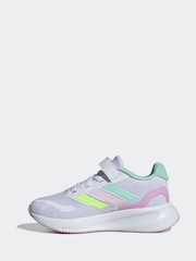 blanc/multicolore - adidas Kids Runfalcon 5 Trainers - Image 2 de 9