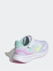 blanc/multicolore - adidas Kids Runfalcon 5 Trainers - Image 4 de 9