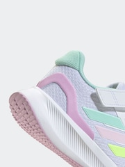 blanc/multicolore - adidas Kids Runfalcon 5 Trainers - Image 9 de 9