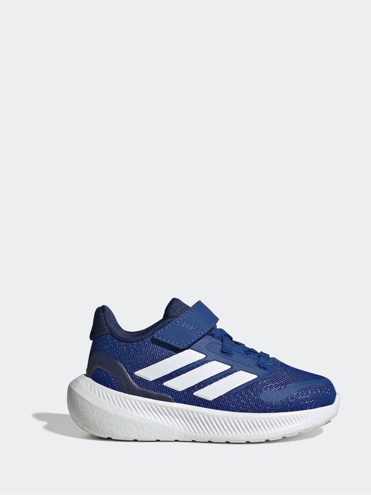adidas Blue Kids Runfalcon 5 Trainers - Image 1 of 9