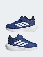 adidas Blue Kids Runfalcon 5 Trainers - Image 5 of 9