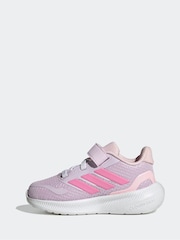 adidas Purple Light Kids Runfalcon 5 Trainers - Image 2 of 9