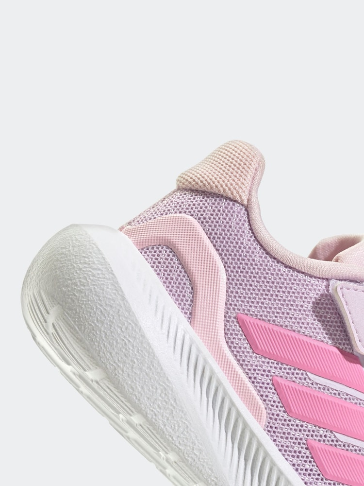 adidas Purple Light Kids Runfalcon 5 Trainers - Image 9 of 9