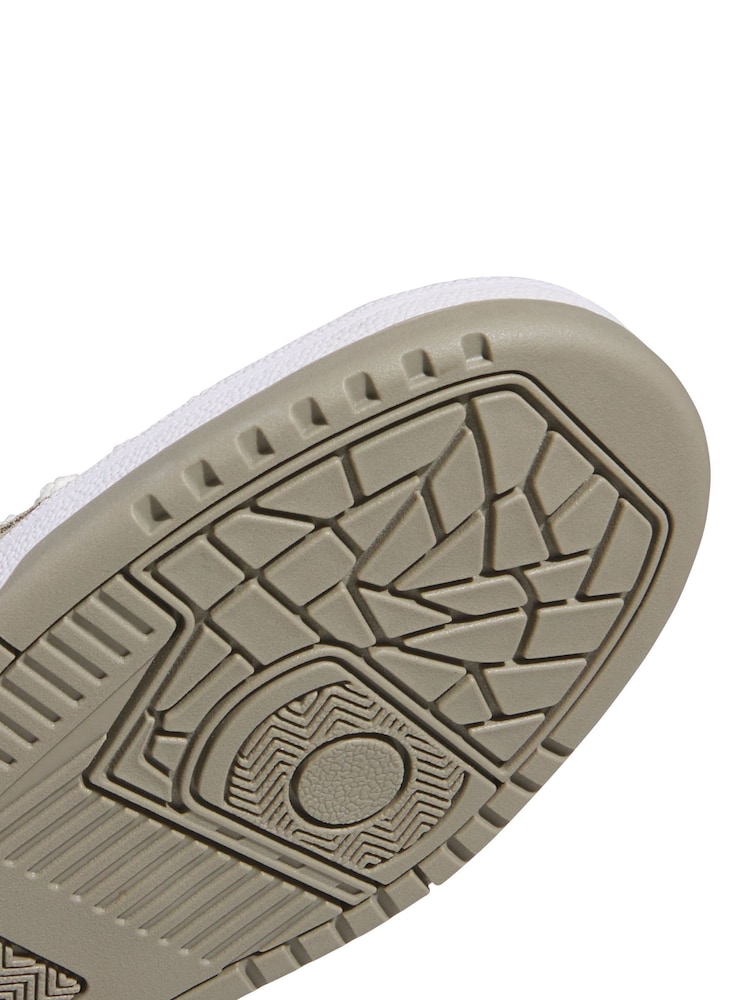 adidas Grey Chrome Rapid Court Low Trainers - Image 11 of 11