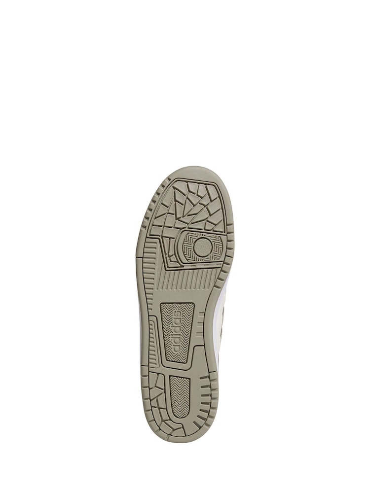 adidas Grey Chrome Rapid Court Low Trainers - Image 6 of 11