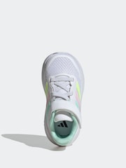 adidas Off White Kids Runfalcon 5 Trainers - Image 6 of 9