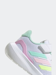adidas Off White Kids Runfalcon 5 Trainers - Image 9 of 9