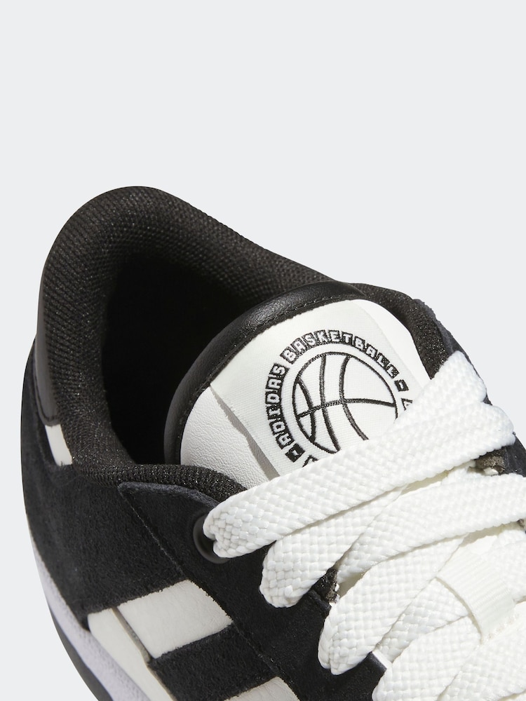 adidas Black Rapid Court Low Trainers - Image 9 of 9