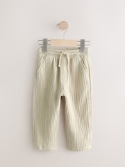 Neutral - Pantaloni din bumbac texturat moale 100% (3luni-7ani) - Image 5 of 8