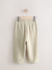 Neutral - Pantaloni din bumbac texturat moale 100% (3luni-7ani) - Image 6 of 8