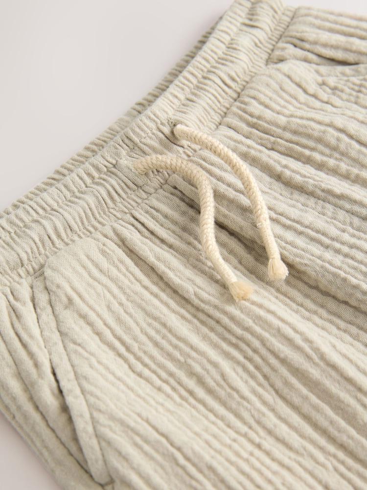 Neutral - Pantaloni din bumbac texturat moale 100% (3luni-7ani) - Image 8 of 8