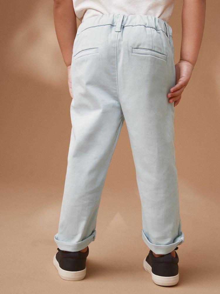 Gris-bleu - Pantalon chino extensible (3mths-7yrs) - Image 3 of 7