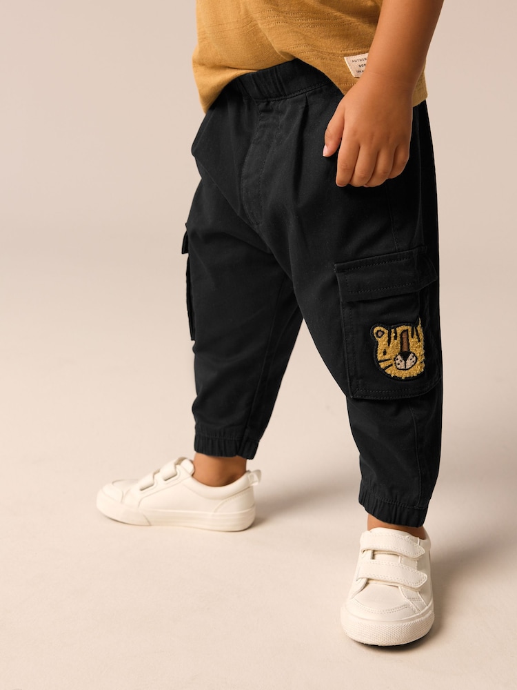Tigre negro - Pantalones cargo (3 meses - 7 años) - Imagen 1 de 1 Tigre negro - Pantalones cargo (3 meses - 7 años) - Imagen 1 de 1