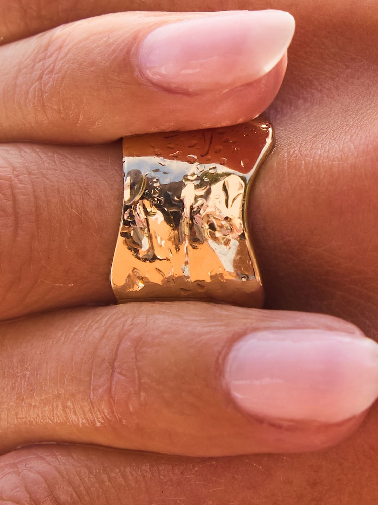 Tonalité d'or - Bague en acier inoxydable - Image 4 of 7