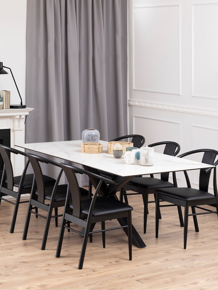 Actona White Heaven Dining Table - Image 2 of 8