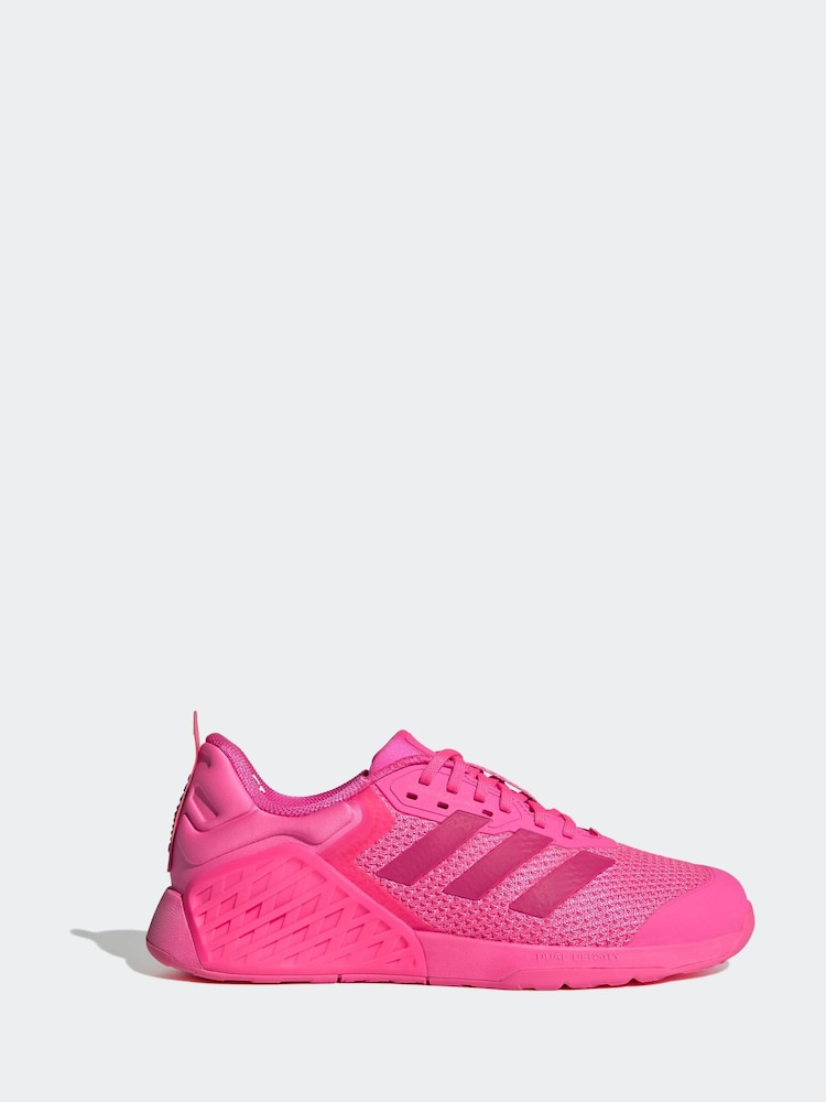 adidas Pink Dropset 3 Shoes - Image 1 of 9