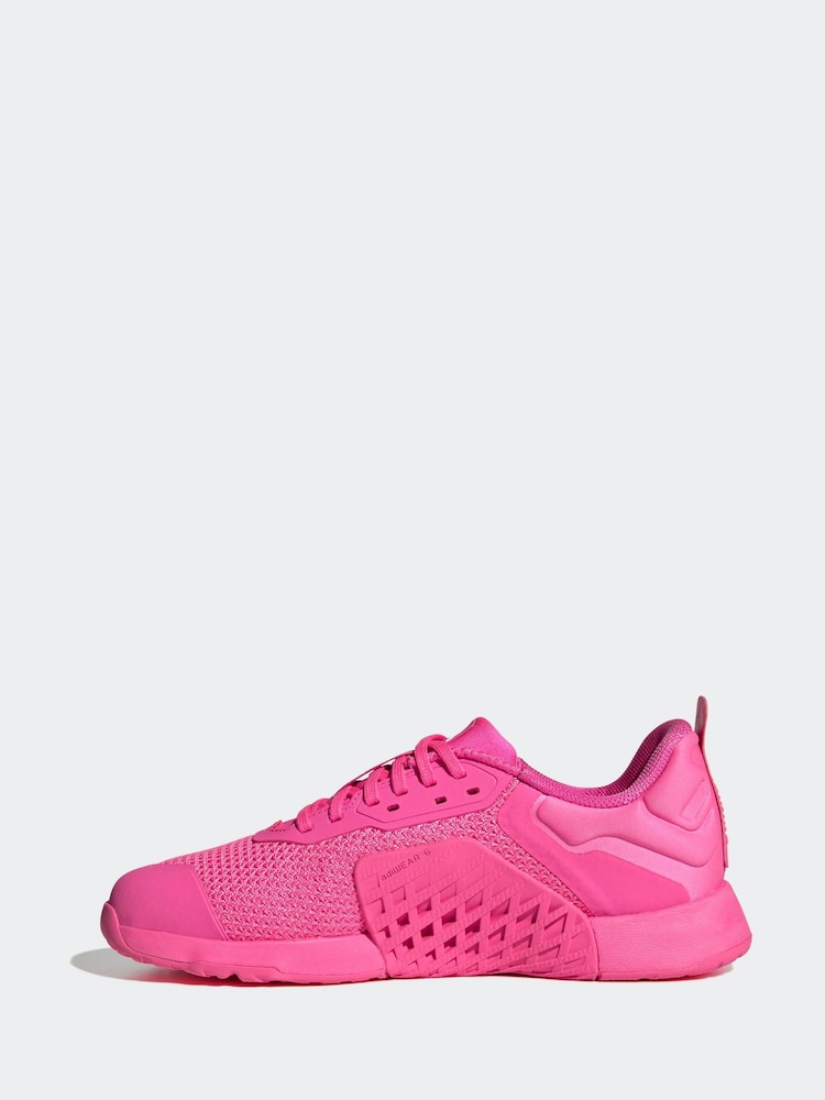 adidas Pink Dropset 3 Shoes - Image 2 of 9