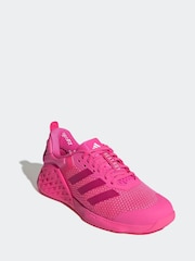 adidas Pink Dropset 3 Shoes - Image 3 of 9