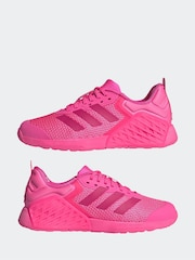 adidas Pink Dropset 3 Shoes - Image 5 of 9