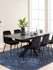 Actona Black Heaven Dining Table - Image 2 of 8
