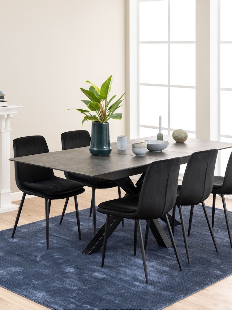 Actona Black Heaven Dining Table - Image 2 of 8 Actona Black Heaven Dining Table - Image 2 of 8