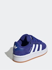 adidas Originals Blue Chrome Campus 00s Elastic Lace Trainers - Image 4 of 9