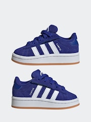adidas Originals Blue Chrome Campus 00s Elastic Lace Trainers - Image 5 of 9
