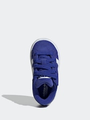 adidas Originals Blue Chrome Campus 00s Elastic Lace Trainers - Image 6 of 9