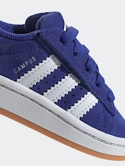 adidas Originals Blue Chrome Campus 00s Elastic Lace Trainers - Image 8 of 9