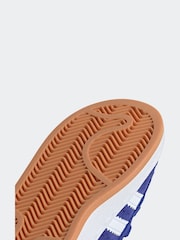 adidas Originals Blue Chrome Campus 00s Elastic Lace Trainers - Image 9 of 9