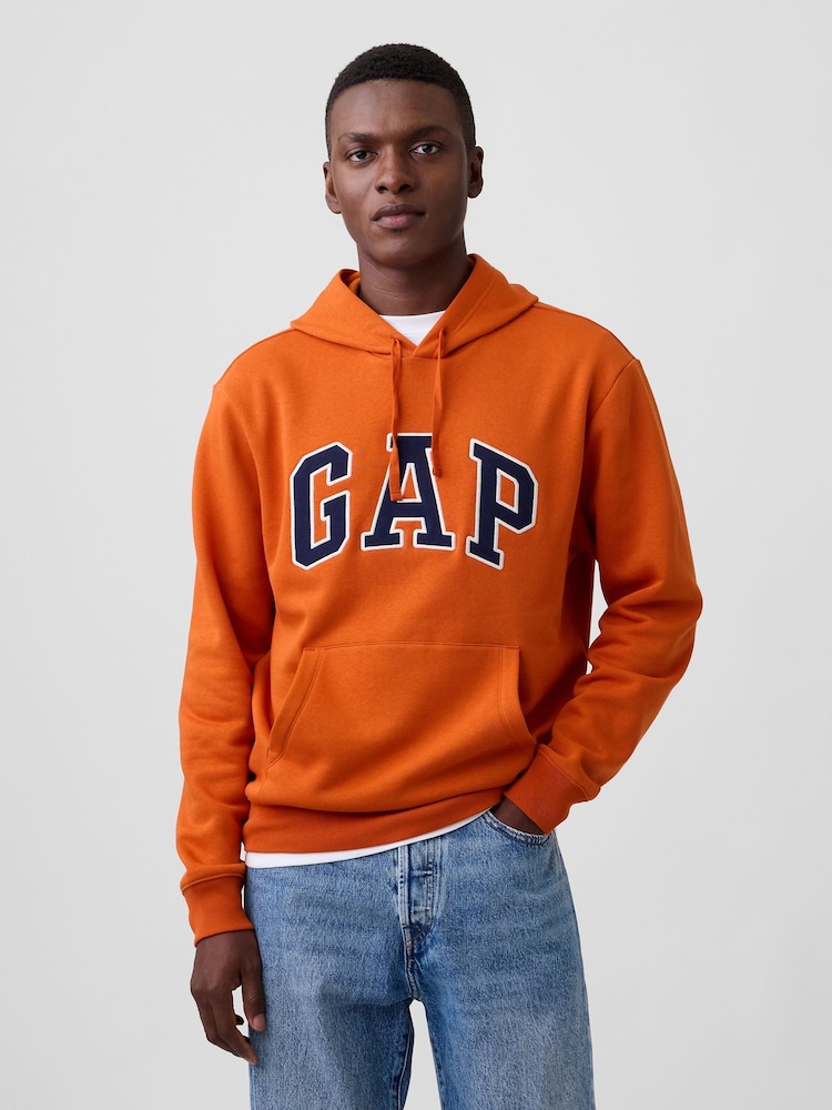 Orange - Gap Kapuzensweatshirt in Relaxed Fit - Bild 1 von 4