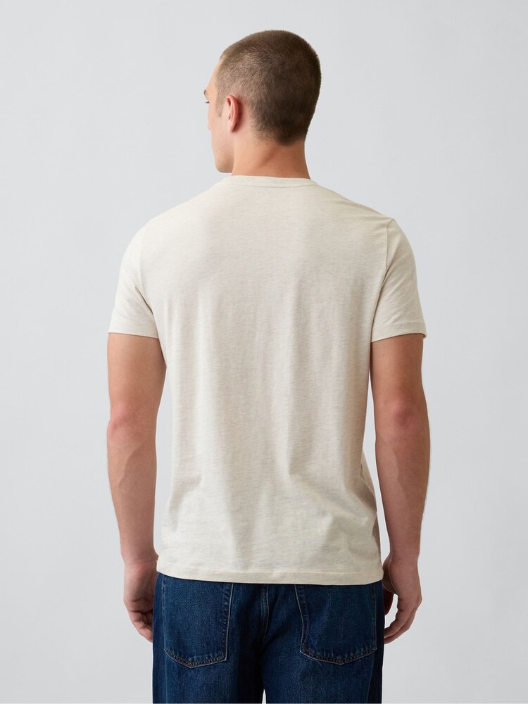 Cream - Gap Classic Short Sleeve T-Shirt - Imaginea 2 din 5