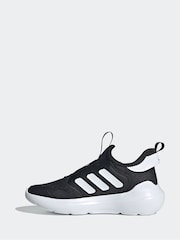 adidas Black/White Tensaur Comfort Trainers - Image 2 of 9