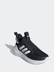 adidas Black/White Tensaur Comfort Trainers - Image 3 of 9