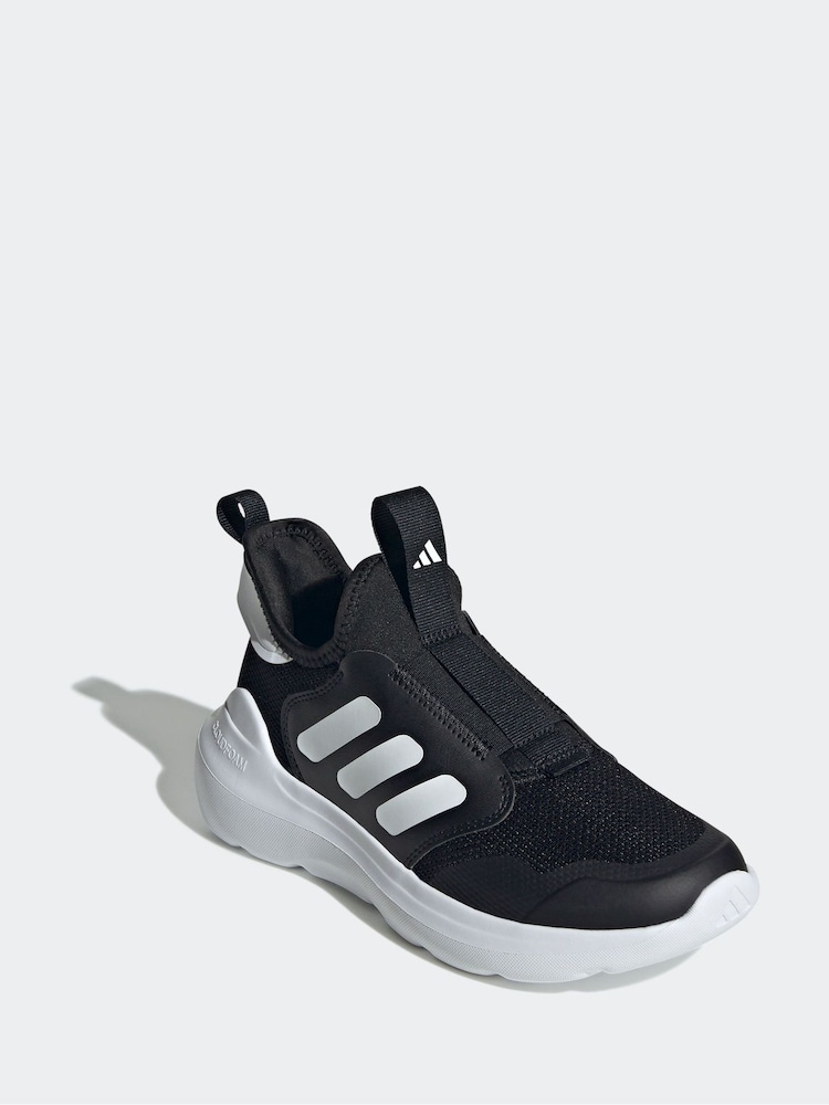 שחור/לבן - Adidas נעלי ספורט נוחות, דגם Tensaur - Image 3 of 9